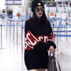 GCDS Black Logo Sweater